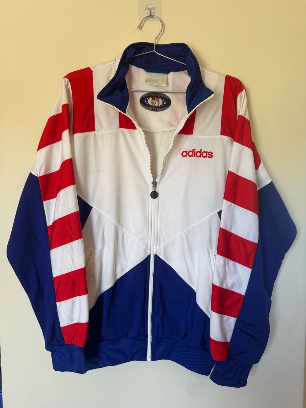 1994 USA World Cup Windbreaker Track Jacket/Vintage Adidas All Nations